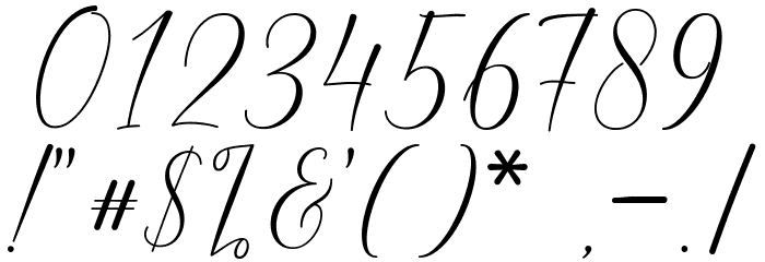 Helostar Font OTHER CHARS