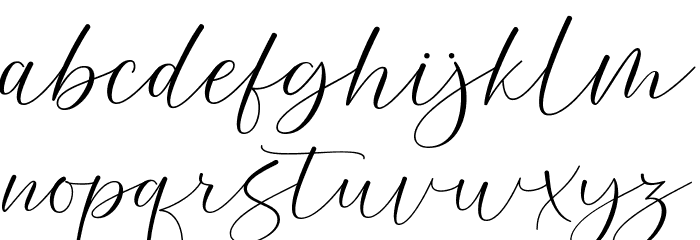Helostar Font LOWERCASE