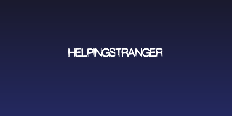 HelpingStranger Social Header