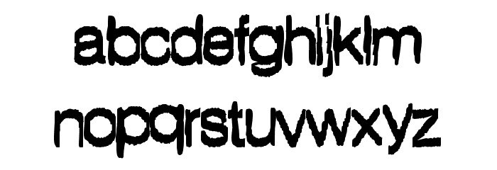 HelpingStranger Font LOWERCASE