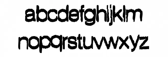 HelpingStranger Font LOWERCASE