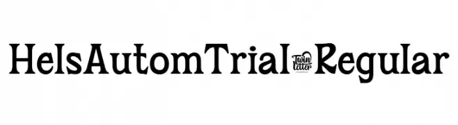 HelsAutomTrial-Regular  免费字体下载