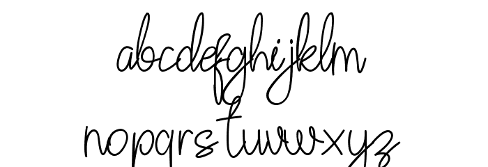 Helsinki Free Font LOWERCASE