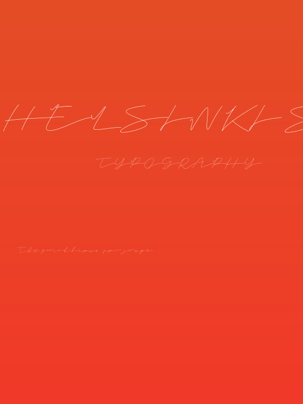 Helsinki signature Poster