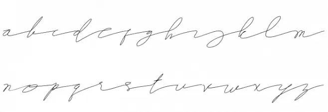 Helsinki signature Caratteri MINUSCOLO