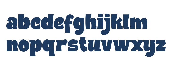 Helsky Regular Lowercase