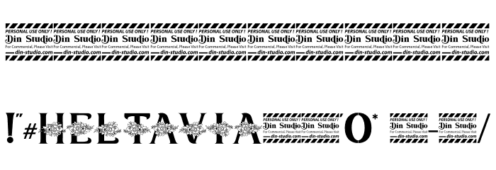 Heltavia Personal Use Font OTHER CHARS