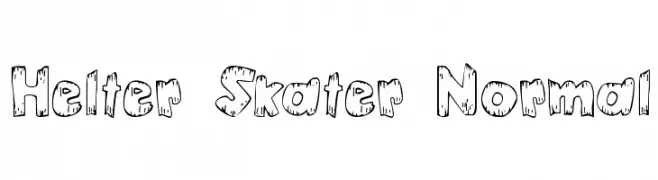 Helter Skater Normal  Frei Schriftart Herunterladen