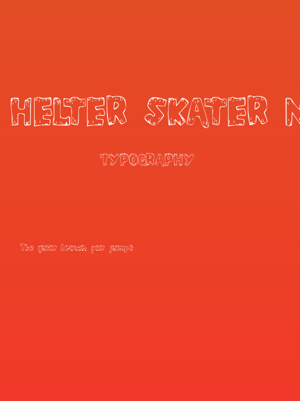 Helter Skater Normal Poster