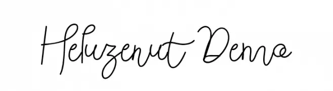 Heluzenut Demo  Fuentes Gratis Descargar