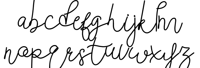 Heluzenut Demo Font LOWERCASE