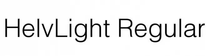 HelvLight Regular  Free Fonts Download