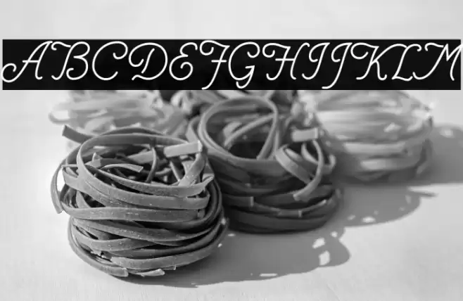 Helve Cursive Font examples