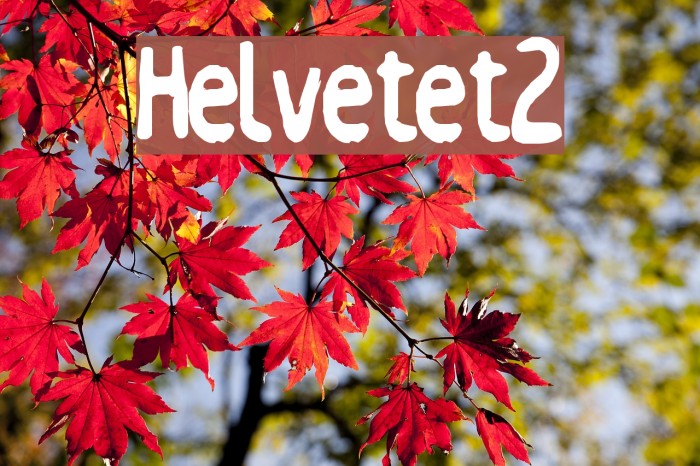 Helvetet2 Font examples