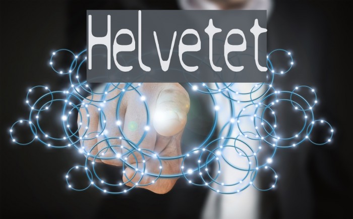 Helvetet Font examples