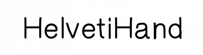 HelvetiHand  Frei Schriftart Herunterladen