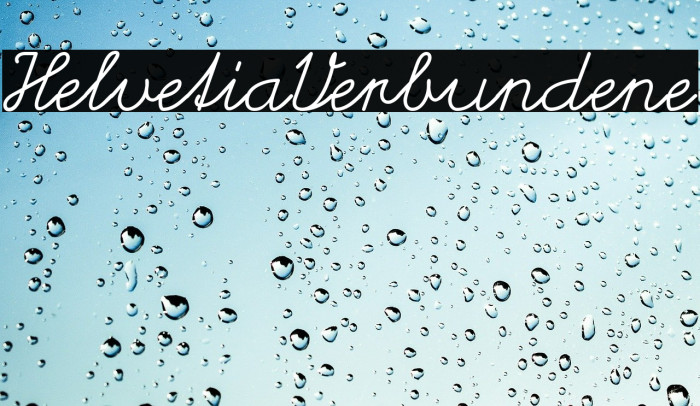 HelvetiaVerbundene Example 1