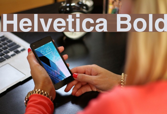 Helvetica Bold Example 3