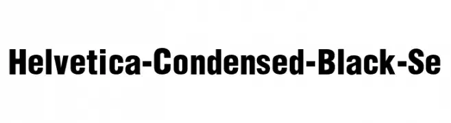Helvetica-Condensed-Black-Se  font caratteri gratis