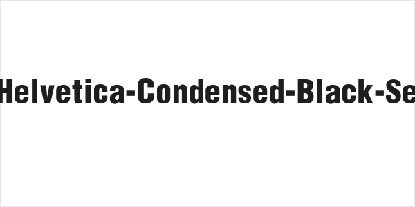 Helvetica-Condensed-Black-Se Logo