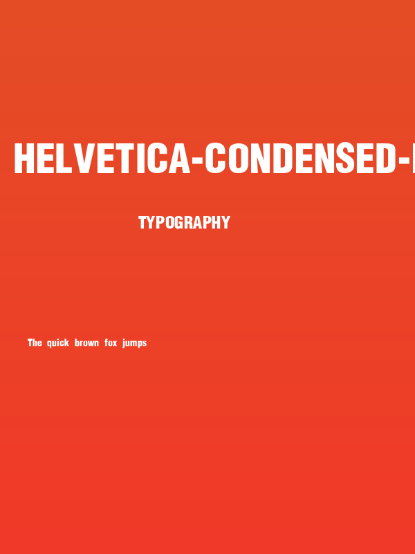 Helvetica-Condensed-Black-Se Poster