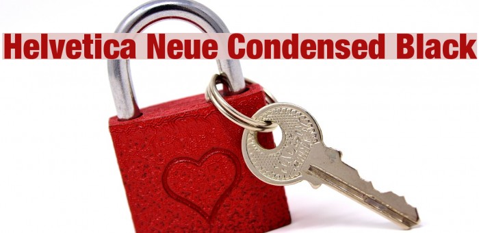 Helvetica Neue Condensed Black Example 3