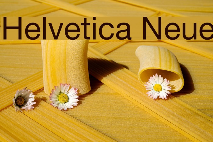 Helvetica Neue Example 1