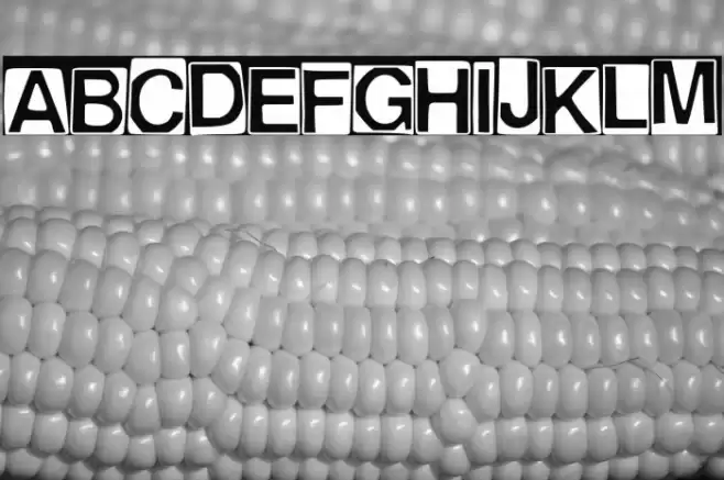 Helvetica Punk Font examples