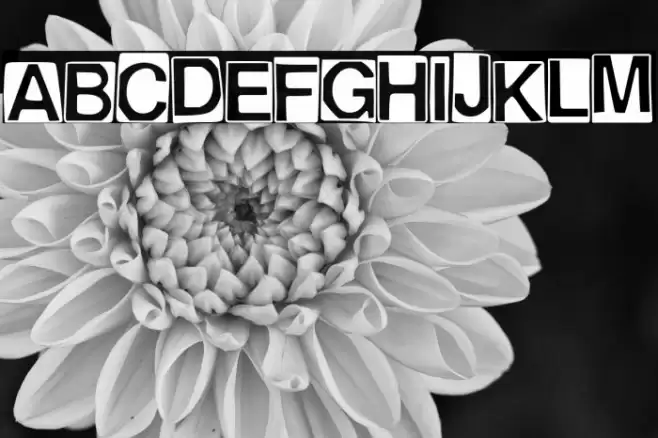 Helvetica Punk Font examples