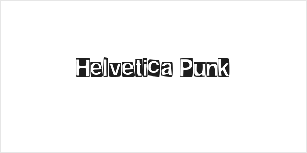 Helvetica Punk Logo