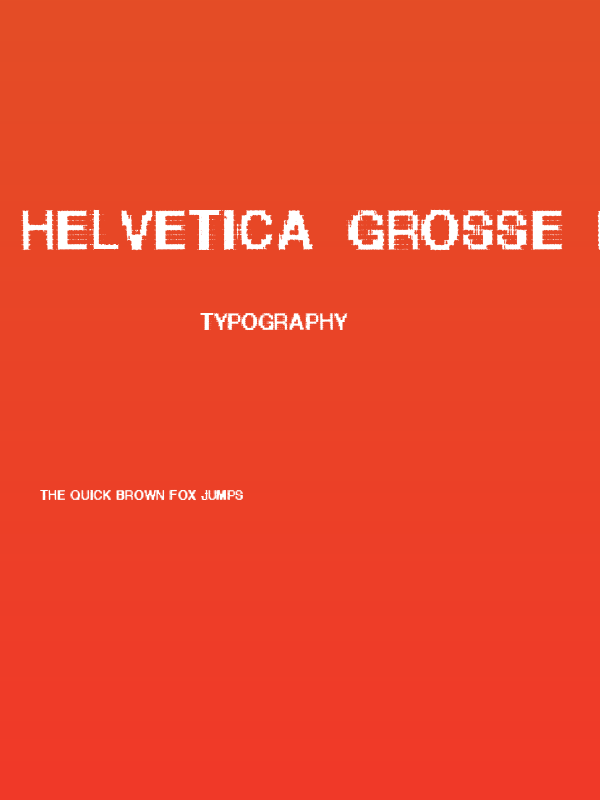 Helvetica-grosse-bit Poster