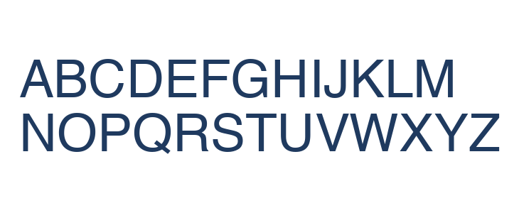 Helvetica Uppercase