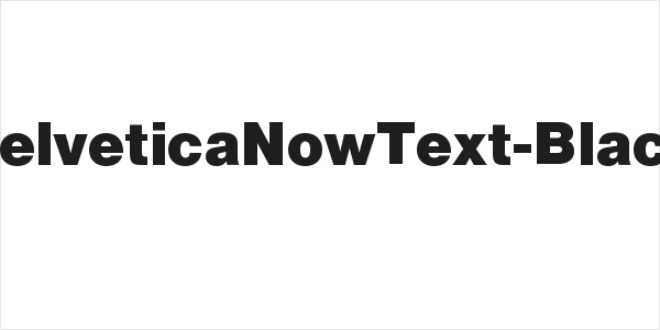 HelveticaNowText-Black Logo