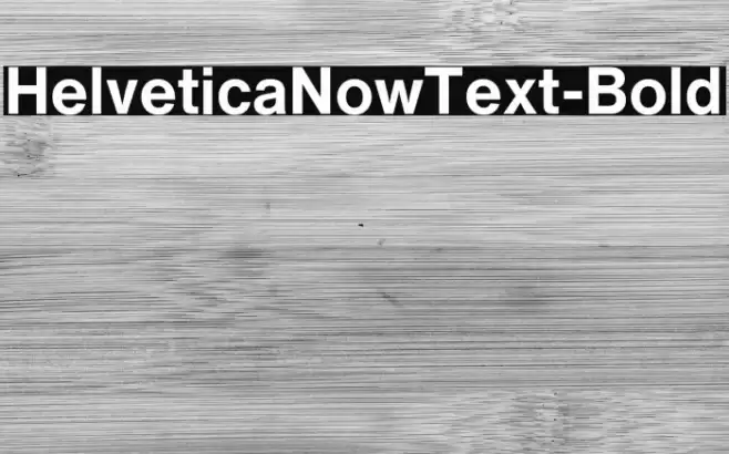 HelveticaNowText-Bold フォント examples