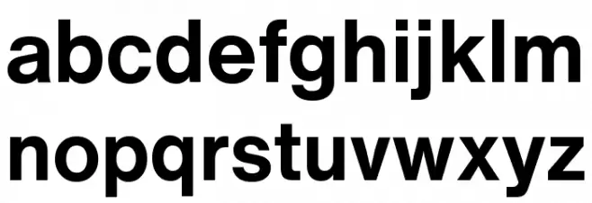 HelveticaNowText-Bold フォント 小文字