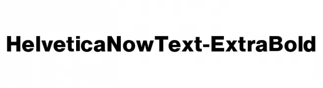 HelveticaNowText-ExtraBold  नि: शुल्क फ़ॉन्ट्स डाउनलोड