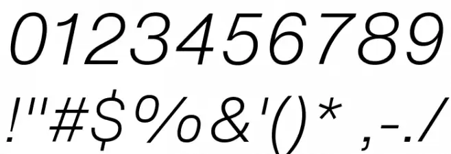 HelveticaNowText-LightItalic Fonte OUTROS PERSONAGENS