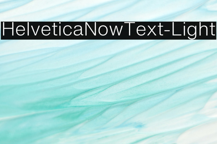HelveticaNowText-Light Fuentes examples