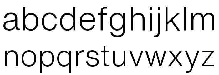 HelveticaNowText-Light Fuentes MINÚSCULAS