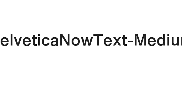 HelveticaNowText-Medium Logo