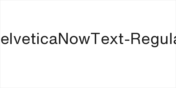 HelveticaNowText-Regular Logo