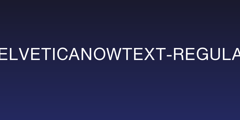 HelveticaNowText-Regular Social Header
