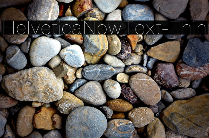 HelveticaNowText-Thin Font examples