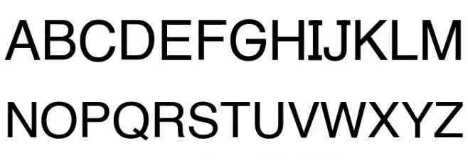 HelveticaSchool Schriftart Groß