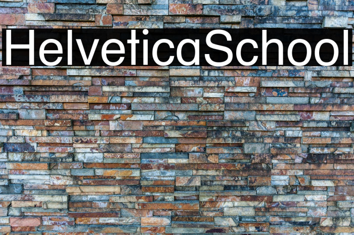 HelveticaSchool Example 2