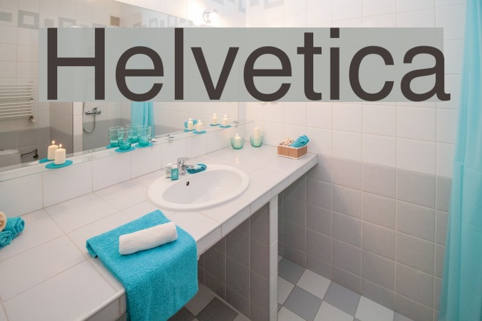 Helvetica Example 1