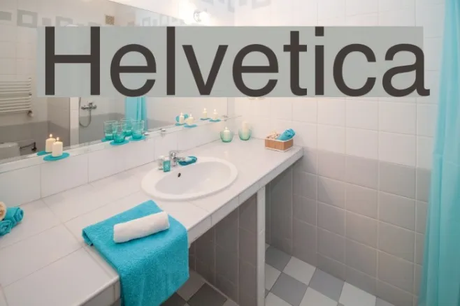 Helvetica Example 1