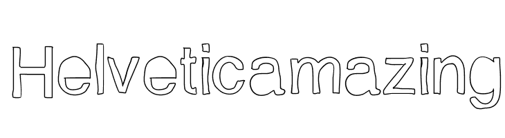 Helveticamazing  免费字体下载