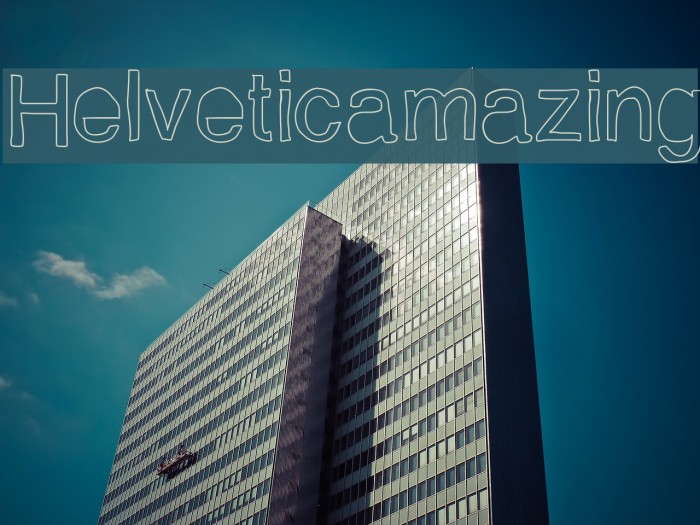 Helveticamazing Example 3
