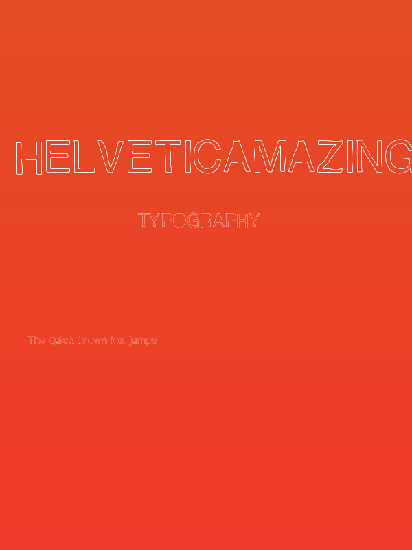 Helveticamazing Poster
